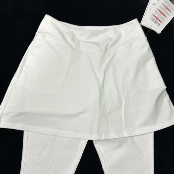 NWT Wicked by women with control white pants and skirt combo medium - Picture 2 of 7